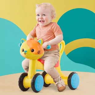 Jeździk dla dzieci 4 koła kot Riding Buddy Cat ride-on B.Toys - Samochody i pojazdy dla dzieci - miniaturka - grafika 1