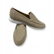 Mokasyny męskie - Mokasyny męskie zamszowe Old Money 43 - miniaturka - grafika 1