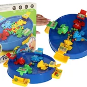 Gry planszowe - Gra zręcznościowa skaczące głodne żabki żaby 4 graczy - miniaturka - grafika 1