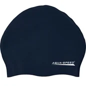 Pływanie - Aqua Speed Czepek pływacki silikonowy Smart 10 granatowy 1018 - miniaturka - grafika 1