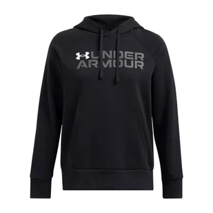 Bluza damska Under Armour Rival Fleece Wordmark Hoodie - Bluzy sportowe damskie - miniaturka - grafika 1