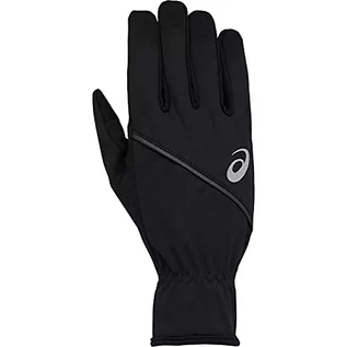 Rękawiczki - ASICS Thermal Gloves 3013A424-002, rękawiczki damskie, męskie, czarne, S EU - grafika 1