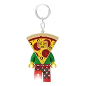 Breloczki dla dzieci - Brelok LEGO Classic Pizza LGL-KE176 z latarką - miniaturka - grafika 1