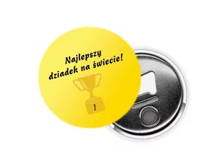 Otwieracz do butelek na dzień dziadka - Najlepszy dziadek na świecie - 1 szt. - Korkociągi i otwieracze - miniaturka - grafika 1
