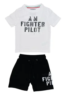 Completo Bambino Aeronautica Militare T-shirt e Shorts - Kombinezony dla dzieci - miniaturka - grafika 1