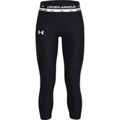 Spodnie i spodenki dla dziewczynek - Legginsy dziewczęce Under Armour HG Armour Crop - miniaturka - grafika 1