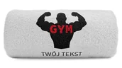 Ręczniki - pat15.net Mały Ręcznik Siłownia + Twój tekst 100x50 741 - miniaturka - grafika 1