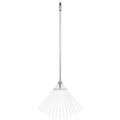 Grabie i motyki - Grabie wachlarzowe regulowane metalowe z trzonkiem G66535 GEKO - miniaturka - grafika 1