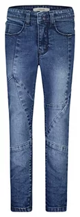 Spodnie i spodenki dla dziewczynek - Noppies Jeansy dziewczęce G Skinny Traverse, niebieski (Mid Bleu C300), 104 cm - grafika 1