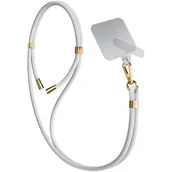 Pozostałe akcesoria do telefonów - Smycz do telefonu 3MK EasyClip Biały - miniaturka - grafika 1