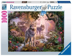 Ravensburger puzzle dla dorosłych 15185 15185 rodzina wilków w letnich puzzlach dla dorosłych - Puzzle - miniaturka - grafika 2