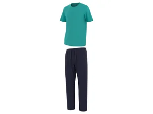 LIVERGY® Piżama męska z bawełny (Zielony/ granatowy, XL (56/58)) - Piżamy męskie LIVERGY® Piżama męska z bawełny (Zielony/ granatowy, XL (56/58)) - Piżamy męskie - miniaturka - grafika 1