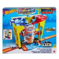 Mattel Tor samochodowy Kaskaderska myjnia GRW37 GRW37 - Tory, garaże, parkingi - miniaturka - grafika 1