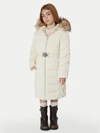 Płaszcze damskie - Guess Płaszcz zimowy J5BL19 W3080 Écru Regular Fit - miniaturka - grafika 1