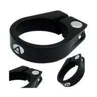 Części rowerowe - Author Obejma podsiodłowa Author ze śrubą imbusową ACO-205 31,8 mm czarna - miniaturka - grafika 1