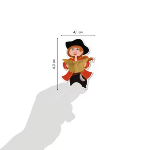 Maildor malidor  1 Box magnesy Story Stick, motyw Pirat 566403O - Kinder party - miniaturka - grafika 1