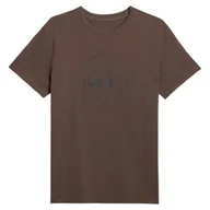 Koszulki sportowe męskie - Koszulka męska 4F Tshirt M3138 Rozmiar: XXL / Kolor: beżowy - miniaturka - grafika 1