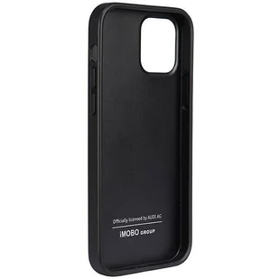 Etui Audi Synthetic Leather na iPhone 12 / iPhone 12 Pro - czarne AU-TPUPCIP12P-TT/D1-BK - Etui i futerały do telefonów - miniaturka - grafika 2