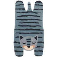 Dywany dla dzieci - Dywan dziecięcy BLEU 65x125 Rug Blue Tigger - miniaturka - grafika 1