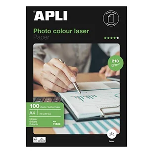 Apli Papier foto A4 210g. op.100 AP11833 - Papier do drukarek - miniaturka - grafika 1
