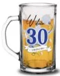 Szklanki - STARS URODZINOWA GRANAT - kufel do piwa 500ml - W dniu 30 urodzin - miniaturka - grafika 1