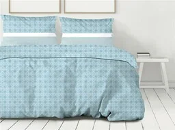 Greno Pościel bawełniana 160x200 Greek niebieska geometria Premium Bielbaw 1 - Pościel - miniaturka - grafika 1