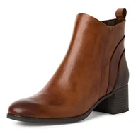 Kozaki damskie - Marco Tozzi Damskie 2-25348-43 modne kozaki, Cognac Comb, 39 EU, Cognac Comb, 39 EU - miniaturka - grafika 1