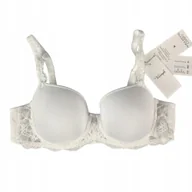 Biustonosze - Biustonosz Triumph Amourette Charm WP 80B Biały Usztywniany Gładki - miniaturka - grafika 1