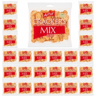 Artur Krakersy mix solone 90 g x 24 sztuk - Krakersy - miniaturka - grafika 1