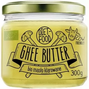 Diet-Food BIO Masło Klarowane Ghee Butter 300g Holandia - Zdrowa żywność - miniaturka - grafika 1
