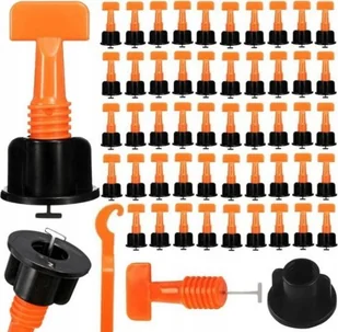 КиКо SYSTEM POZIOMOWANIA PŁYTEK 50szt. + 1 KLUCZ - Narzędzia glazurnicze - miniaturka - grafika 1