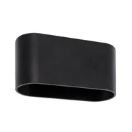 Lampy ścienne - Ideus LAMPA ścienna TOBIAS 03961 metalowa OPRAWA kinkiet owalny loft czarny 03961 - miniaturka - grafika 1