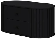 Szafki łazienkowe - Szafka pod umywalkę VENEZIA 2S 95cm czarny mat HALMAR - miniaturka - grafika 1