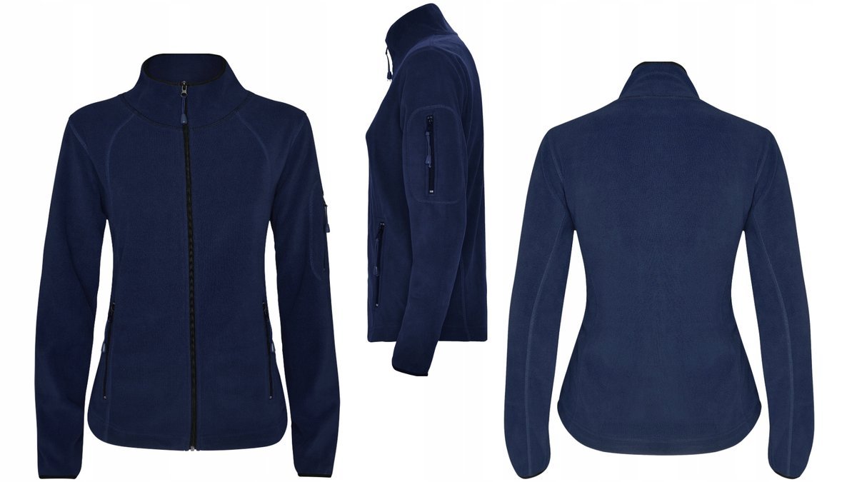 Bluza Polarowa Damska Polar Damski JAKOŚĆ ROLY Luciane SM1196 GRANAT S