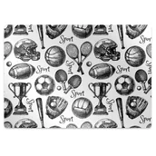 Podnóżki, podpórki, podkładki - Podkładka pod krzesło obrotowe Sportowe motywy 120x90 cm - miniaturka - grafika 1