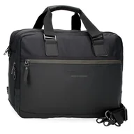 Torby na laptopy - Pepe Jeans Sail up Carteron na Laptopa 15,6 cala Czarny 40x30x11 cm Poliester i PU by Joumma Bags, Czarny (Black), Talla única, Tabliczka na laptopa - miniaturka - grafika 1