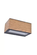 Lampy ogrodowe - Lutec Gemini 5189135118 kinkiet lampa ścienna zewnętrzna ogrodowa 1x1.5W LED IP54 antracyt - miniaturka - grafika 1