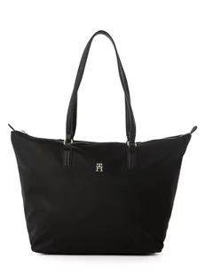 Tommy Hilfiger - Damska torba shopper, czarny - Torebki damskie - miniaturka - grafika 1