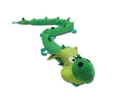 Zabezpieczenia dla dzieci - WĄŻ SPACEROWY gąsienica zielony smok AKSON-5 m - miniaturka - grafika 1