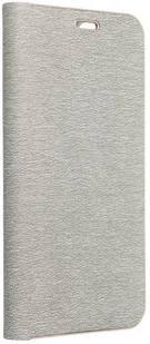 Kabura LUNA Book Gold do SAMSUNG A17 srebrny - Etui i futerały do telefonów - miniaturka - grafika 1