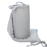 Ochraniacze do łóżeczka - OCHRANIACZ 180x30 DO ŁÓŻECZKA MUŚLINOWY PREMIUM Kerstin - miniaturka - grafika 1