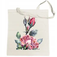 Torby i wózki na zakupy - Torba Na Zakupu w Piękne Kwiaty - miniaturka - grafika 1