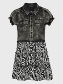 Sukienki i spódniczki dla dziewczynek - Guess Sukienka codzienna J3RK47 D4IC0 Czarny Regular Fit - miniaturka - grafika 1