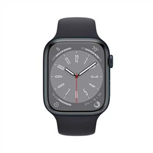 Apple Watch 8 GPS 45mm Aluminium Czarny - Smartwatch - miniaturka - grafika 2