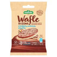 Pieczywo chrupkie - Kupiec Wafle ryżowe z belgijską czekoladą mleczną 30 g (2 sztuki) - miniaturka - grafika 1
