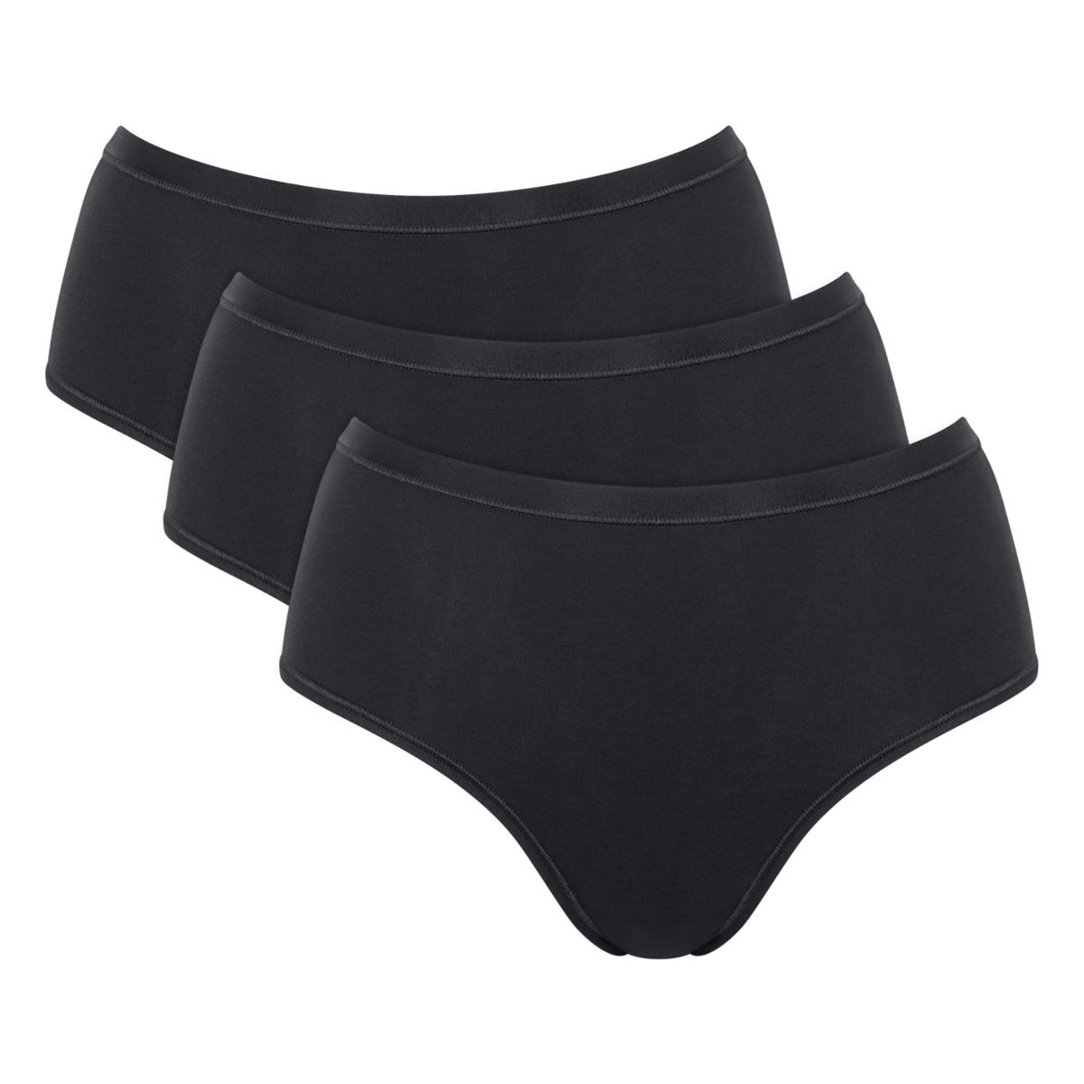 FIGI BAWEŁNIANE majtki damskie Sloggi GO Daily Cotton Midi 3P 3 szt S