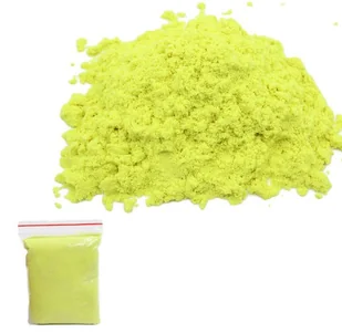 PIASEK KINETYCZNY 1 KG ŻÓŁTY PIASKOLINA - Masy plastyczne - miniaturka - grafika 1