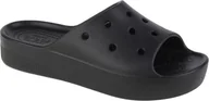 Klapki i japonki damskie - Crocs Crocs Classic Platform Slide 208180-100 białe 39/40 - miniaturka - grafika 1