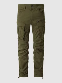 Spodnie męskie - Spodnie cargo o kroju regular tapered fit z dodatkiem streczu model ‘Rovic’ - grafika 1