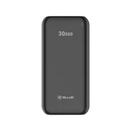 Powerbanki - Tellur PBC303 30000mAh power bank, 2xUSB+Type-C+MicroUSB, black - miniaturka - grafika 1